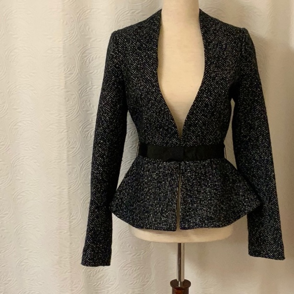 The Limited Scandal Collection Black Tweed Blazer